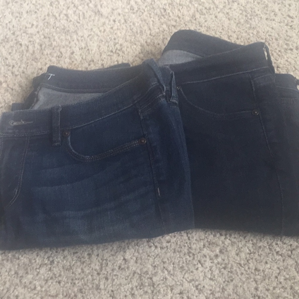 2 pair of Ann Taylor Loft Modern Skinny Jeans 10P